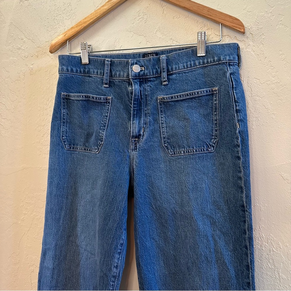 J. Crew Blue Flare & Wide Leg Women's Jeans - Picture 2 of 6